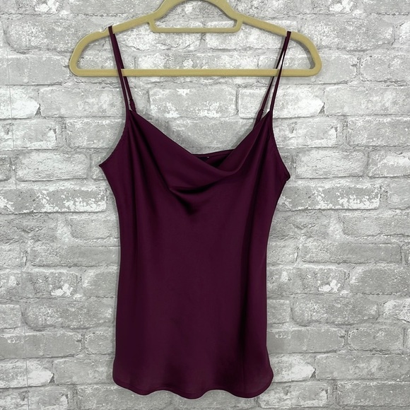 Express Purple Draped Cami - Picture 1 of 5